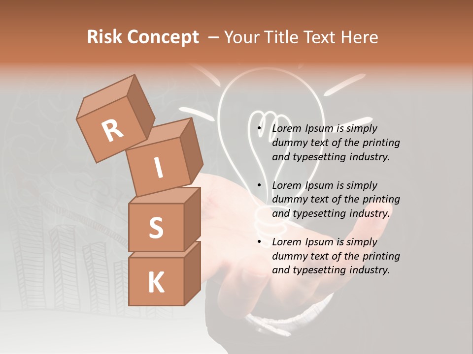 Price Hand Occupation PowerPoint Template