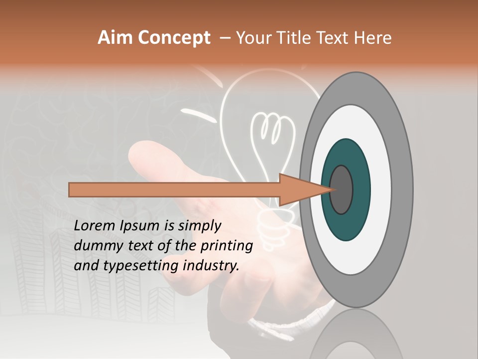 Price Hand Occupation PowerPoint Template