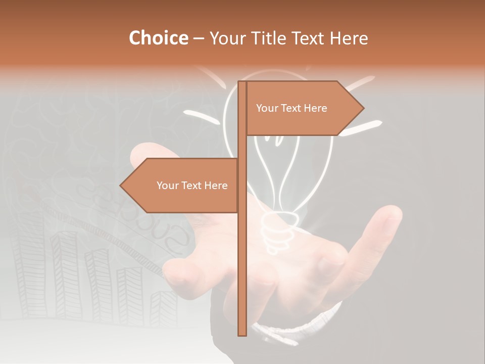 Price Hand Occupation PowerPoint Template