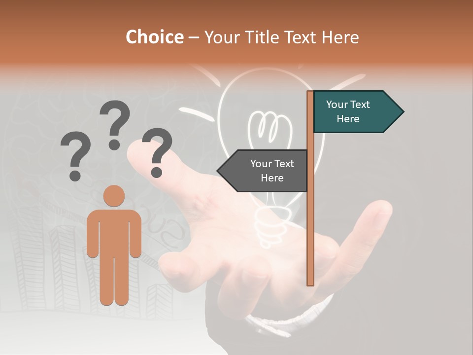 Price Hand Occupation PowerPoint Template