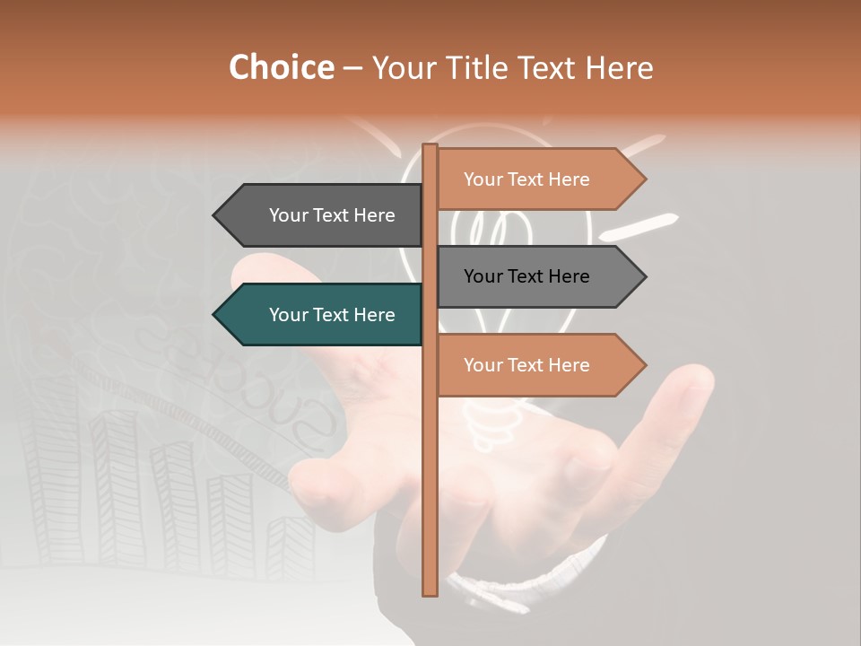 Price Hand Occupation PowerPoint Template