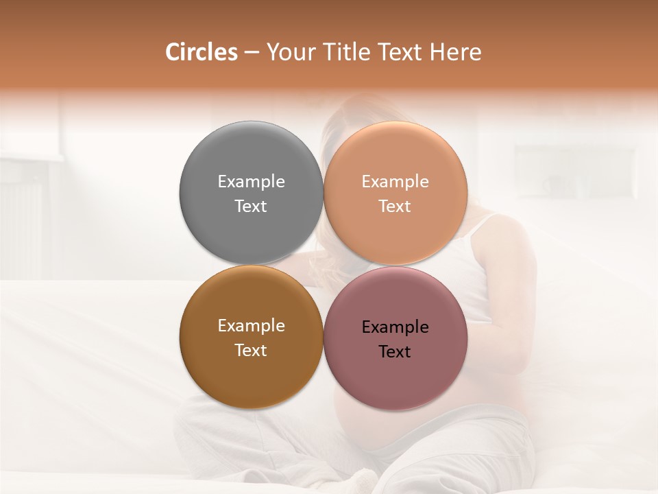 Pretty Mother Stomach PowerPoint Template