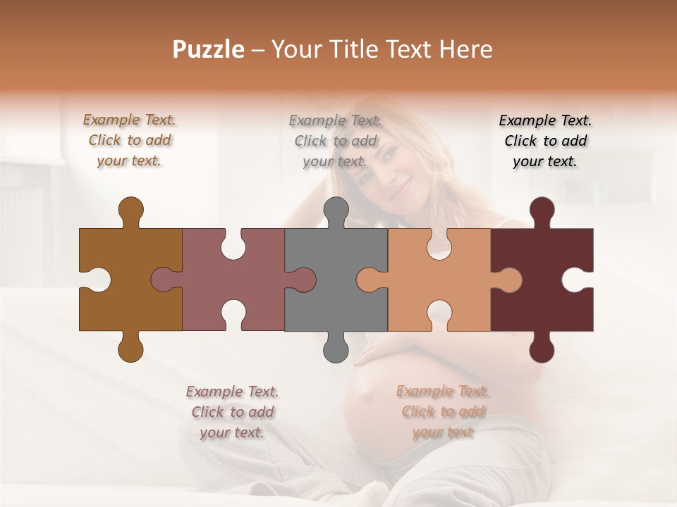 Pretty Mother Stomach PowerPoint Template