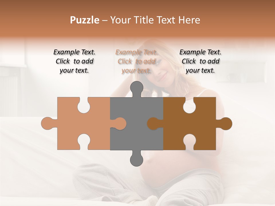 Pretty Mother Stomach PowerPoint Template