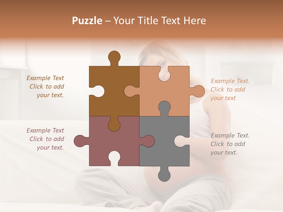 Pretty Mother Stomach PowerPoint Template