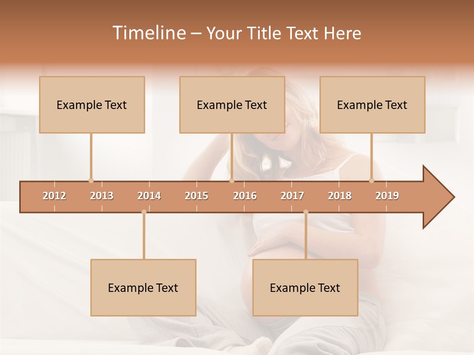 Pretty Mother Stomach PowerPoint Template