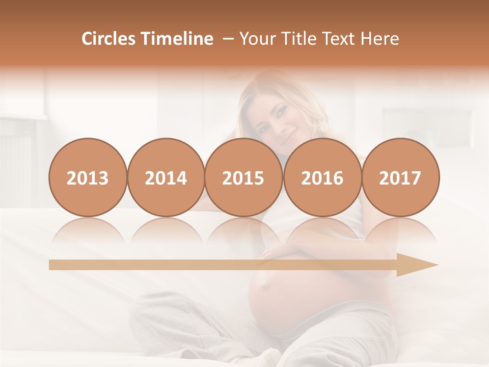 Pretty Mother Stomach PowerPoint Template