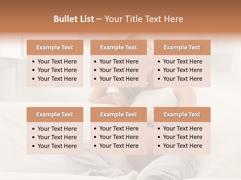 Pretty Mother Stomach PowerPoint Template