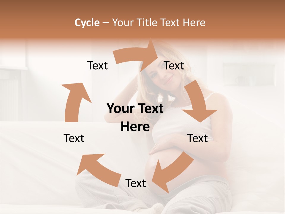 Pretty Mother Stomach PowerPoint Template