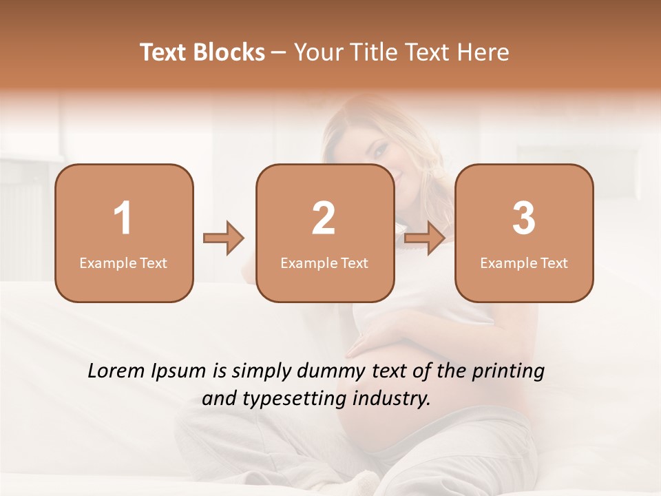 Pretty Mother Stomach PowerPoint Template