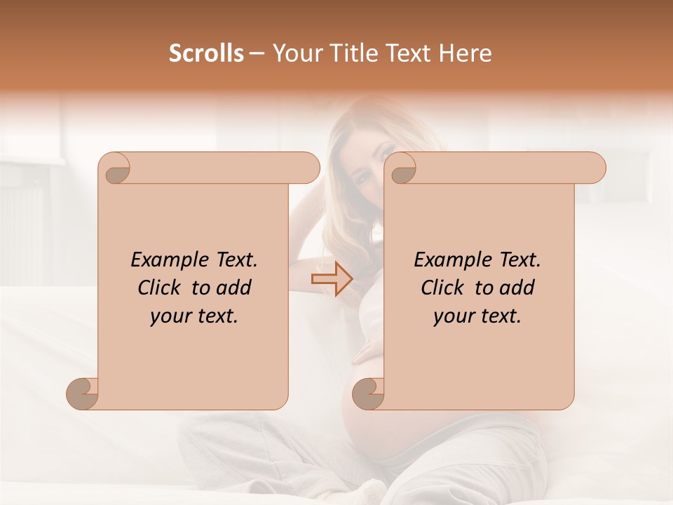 Pretty Mother Stomach PowerPoint Template