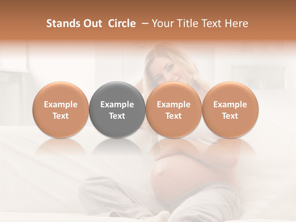Pretty Mother Stomach PowerPoint Template