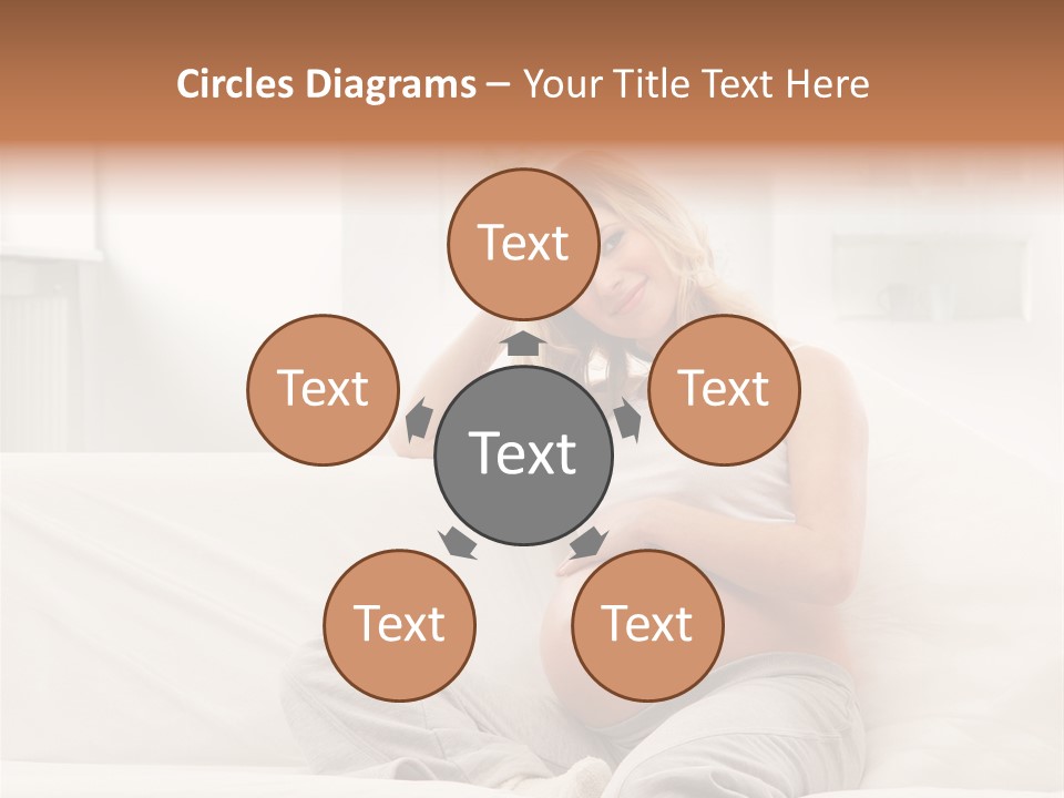 Pretty Mother Stomach PowerPoint Template