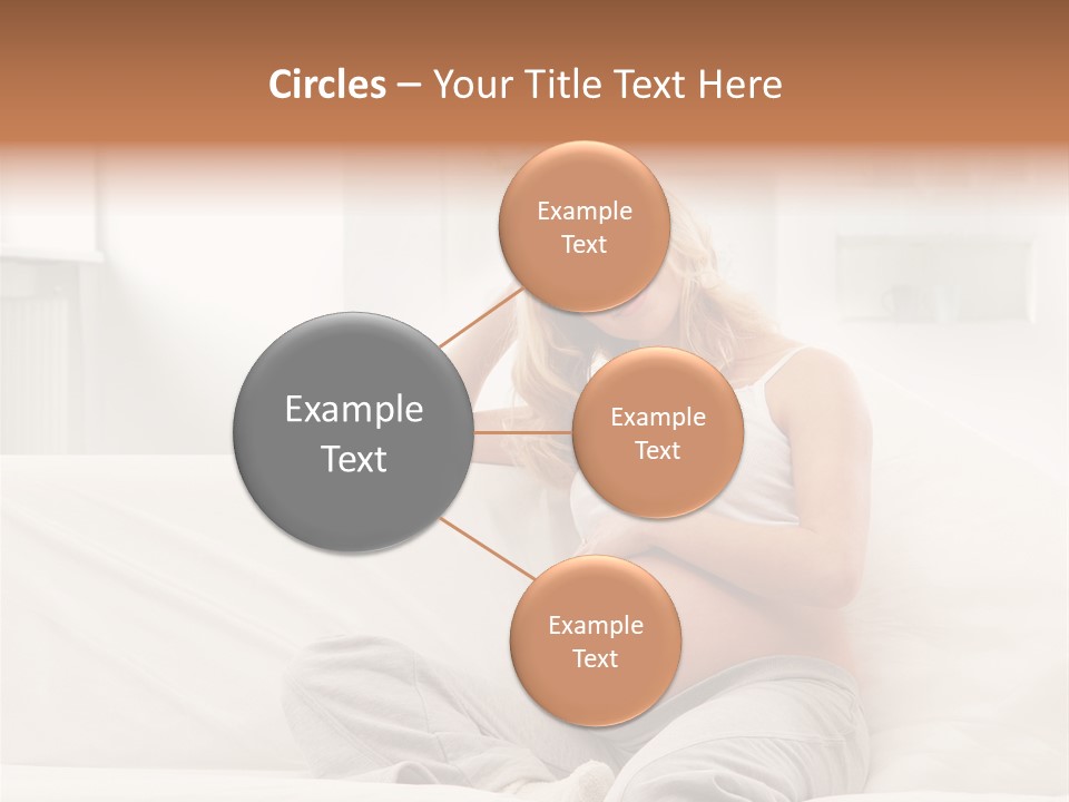 Pretty Mother Stomach PowerPoint Template