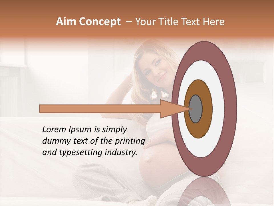 Pretty Mother Stomach PowerPoint Template