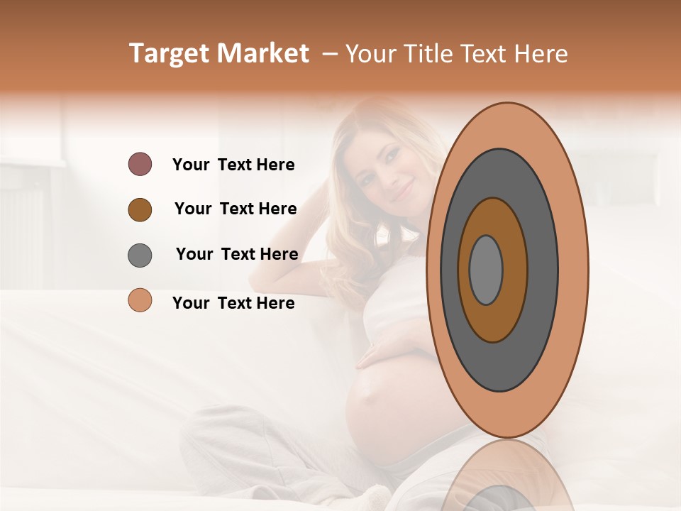 Pretty Mother Stomach PowerPoint Template