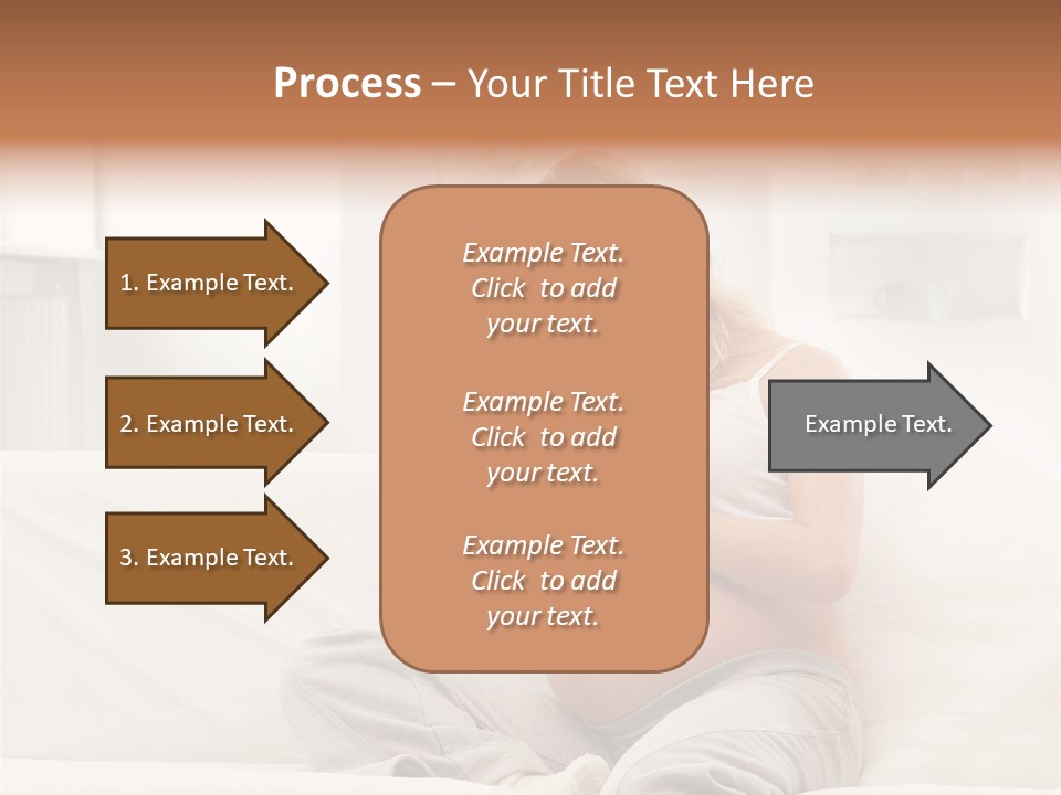 Pretty Mother Stomach PowerPoint Template