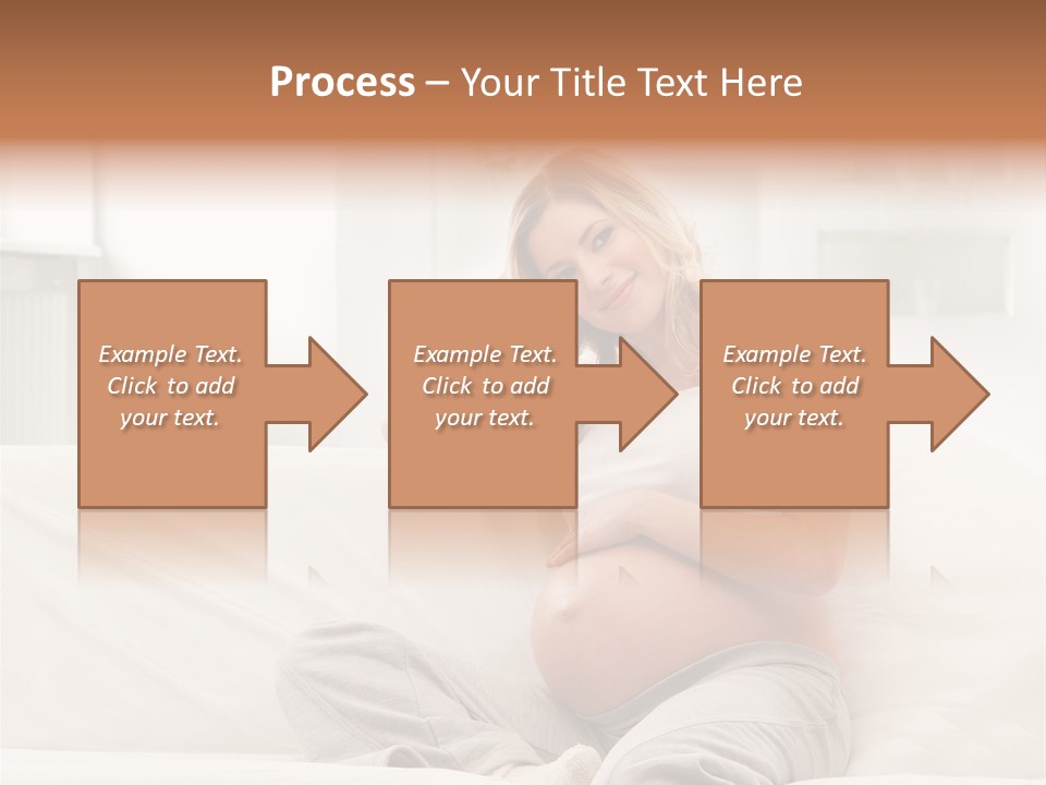 Pretty Mother Stomach PowerPoint Template