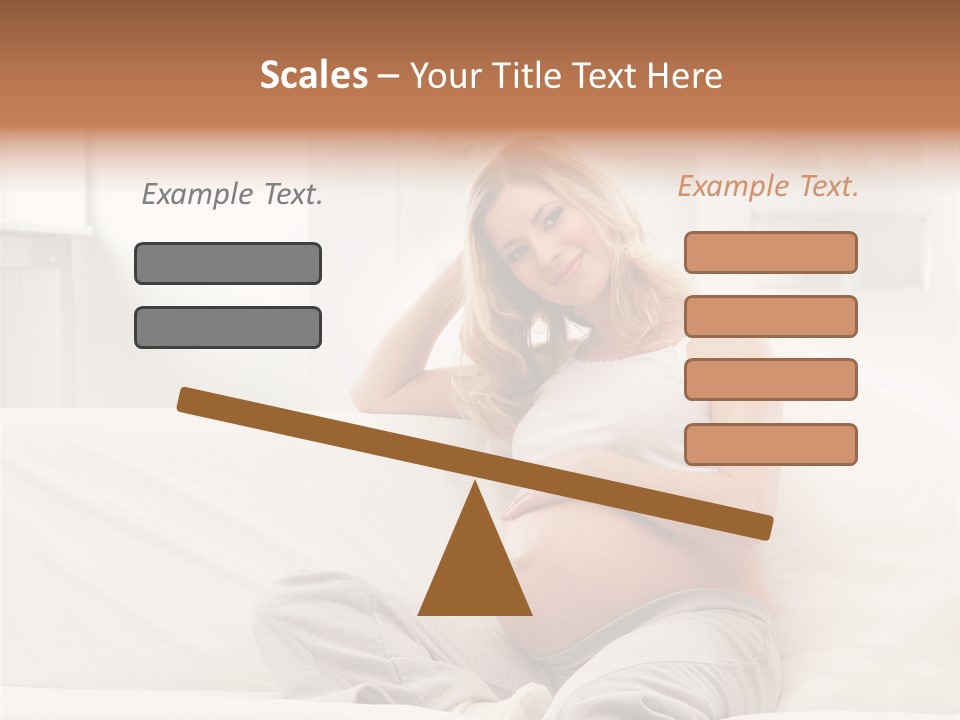 Pretty Mother Stomach PowerPoint Template