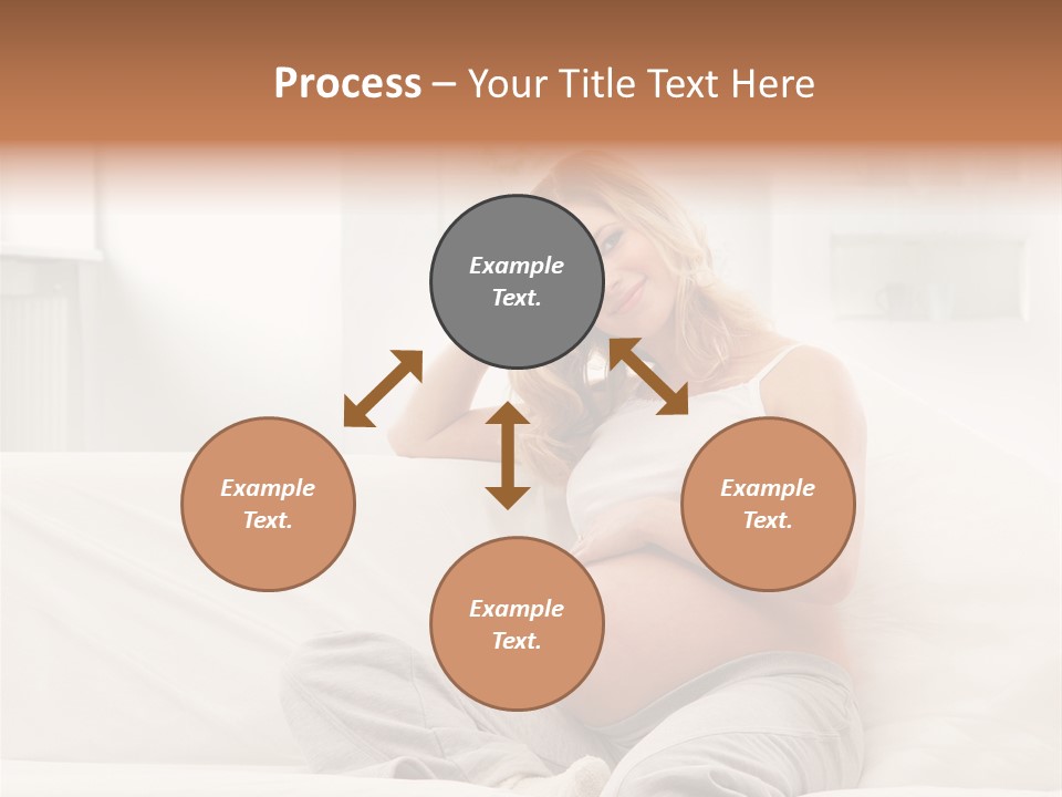 Pretty Mother Stomach PowerPoint Template
