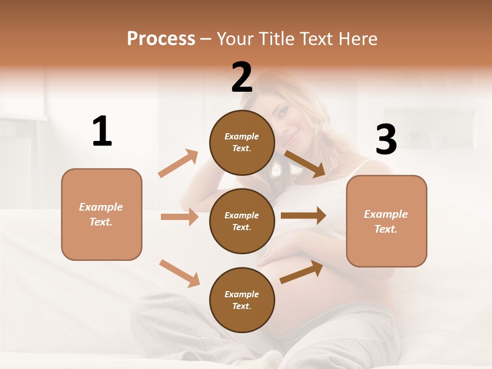 Pretty Mother Stomach PowerPoint Template
