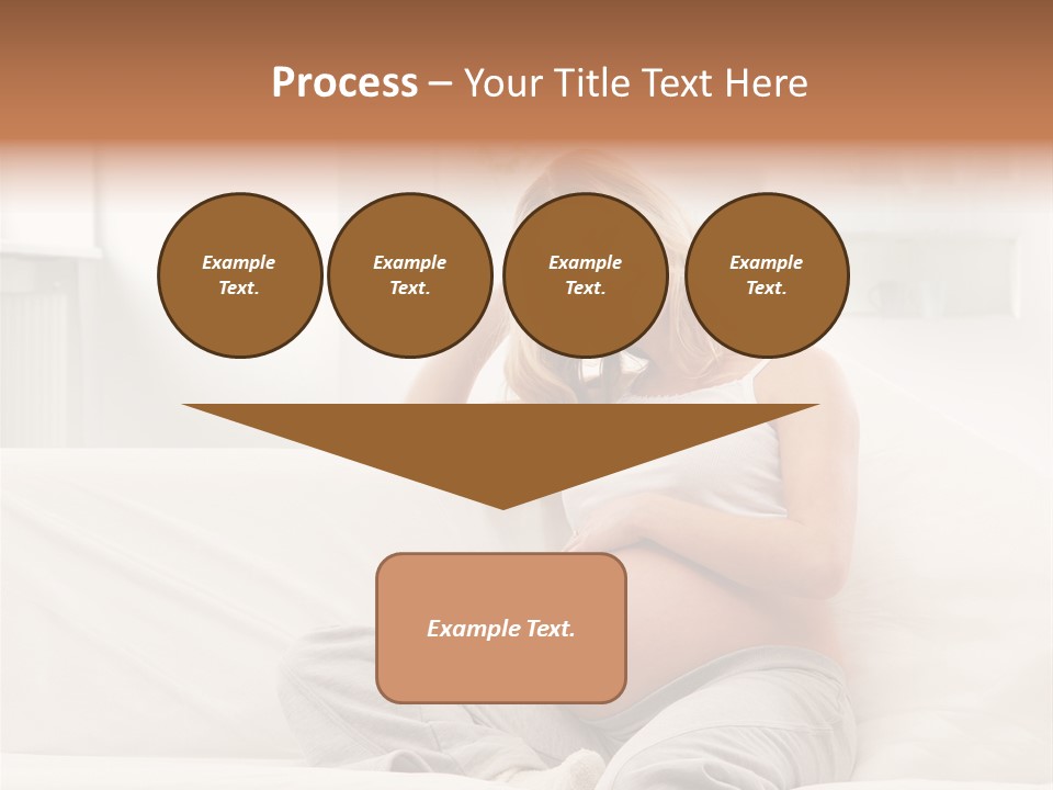 Pretty Mother Stomach PowerPoint Template