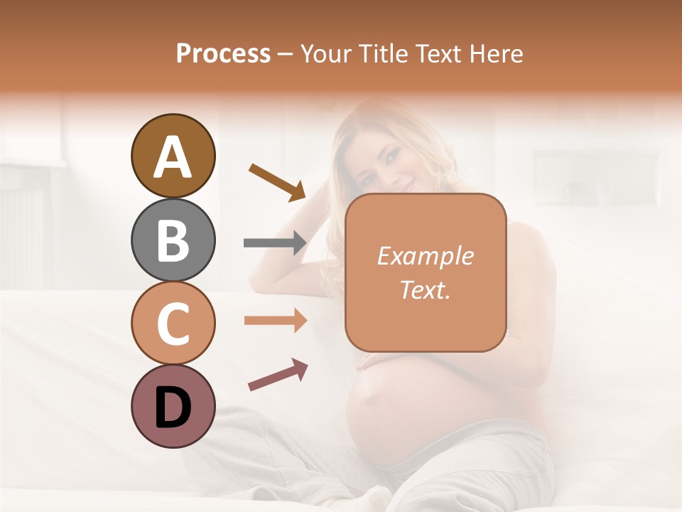 Pretty Mother Stomach PowerPoint Template