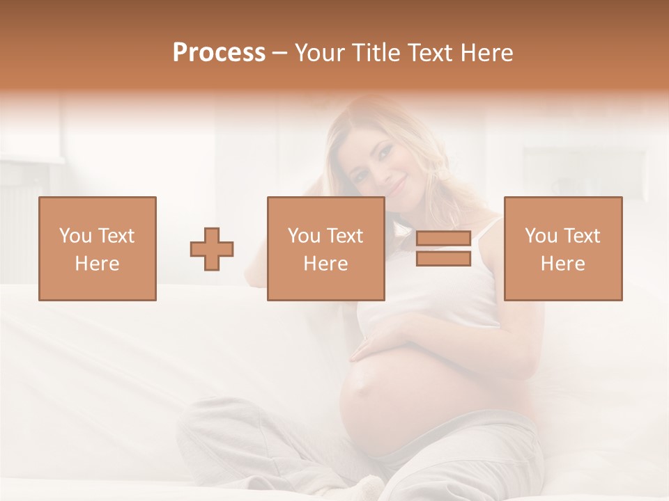 Pretty Mother Stomach PowerPoint Template