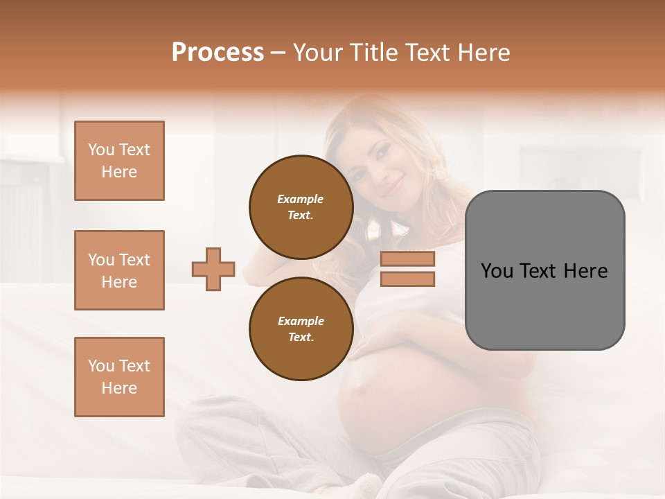 Pretty Mother Stomach PowerPoint Template