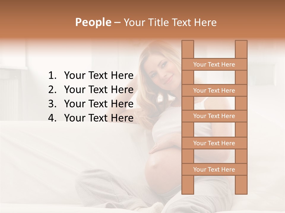 Pretty Mother Stomach PowerPoint Template