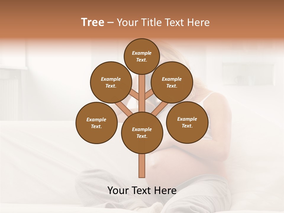 Pretty Mother Stomach PowerPoint Template