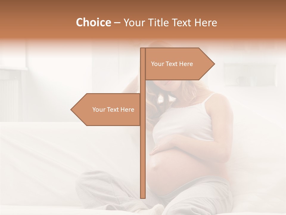 Pretty Mother Stomach PowerPoint Template