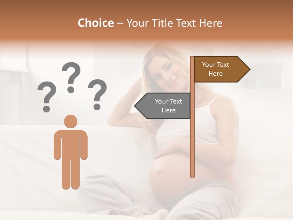 Pretty Mother Stomach PowerPoint Template