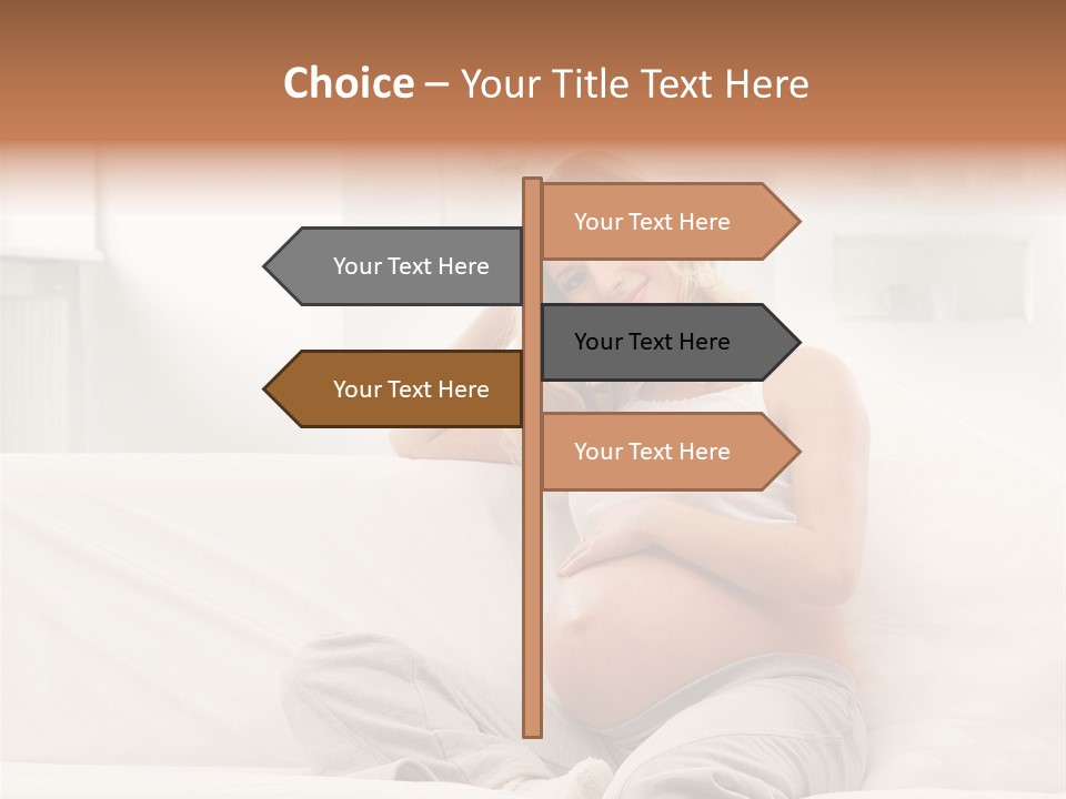 Pretty Mother Stomach PowerPoint Template