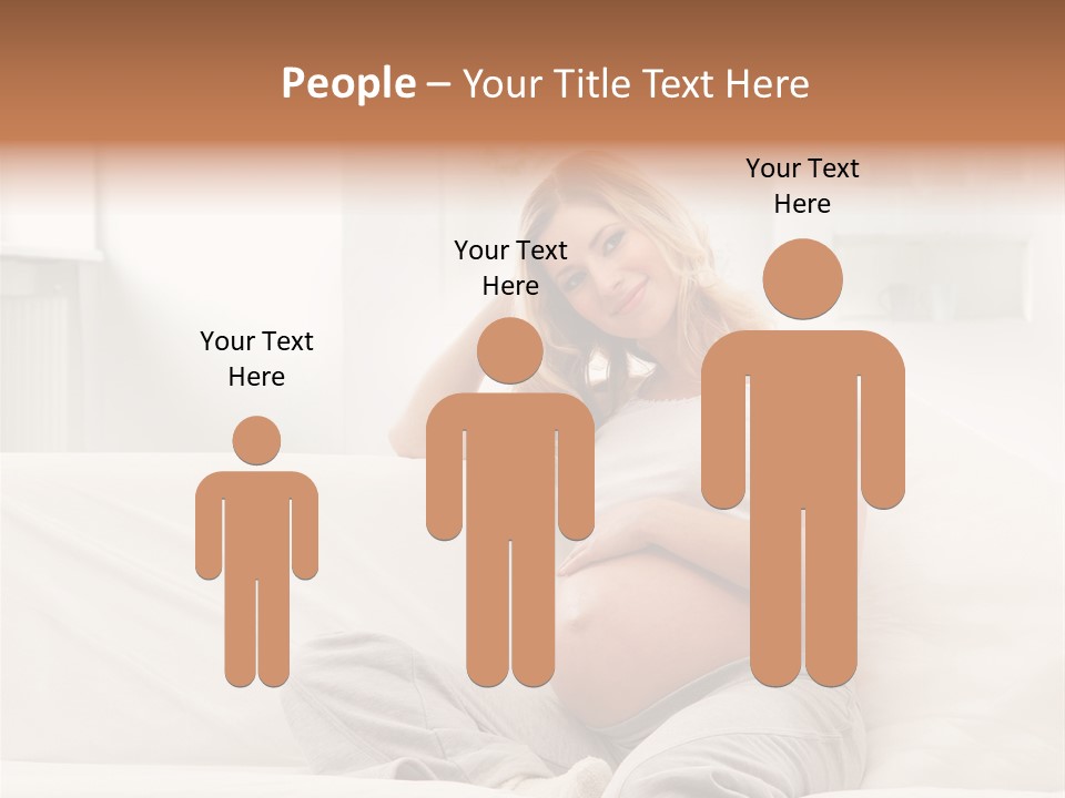 Pretty Mother Stomach PowerPoint Template