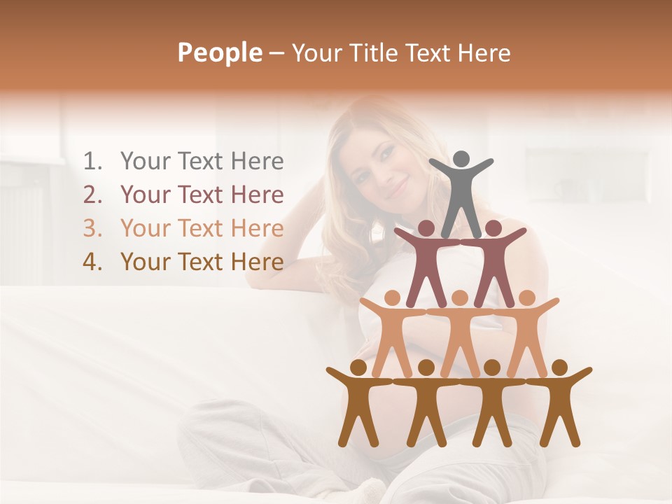 Pretty Mother Stomach PowerPoint Template