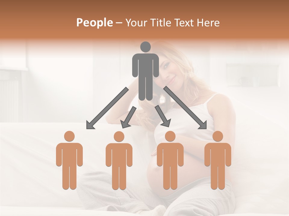 Pretty Mother Stomach PowerPoint Template