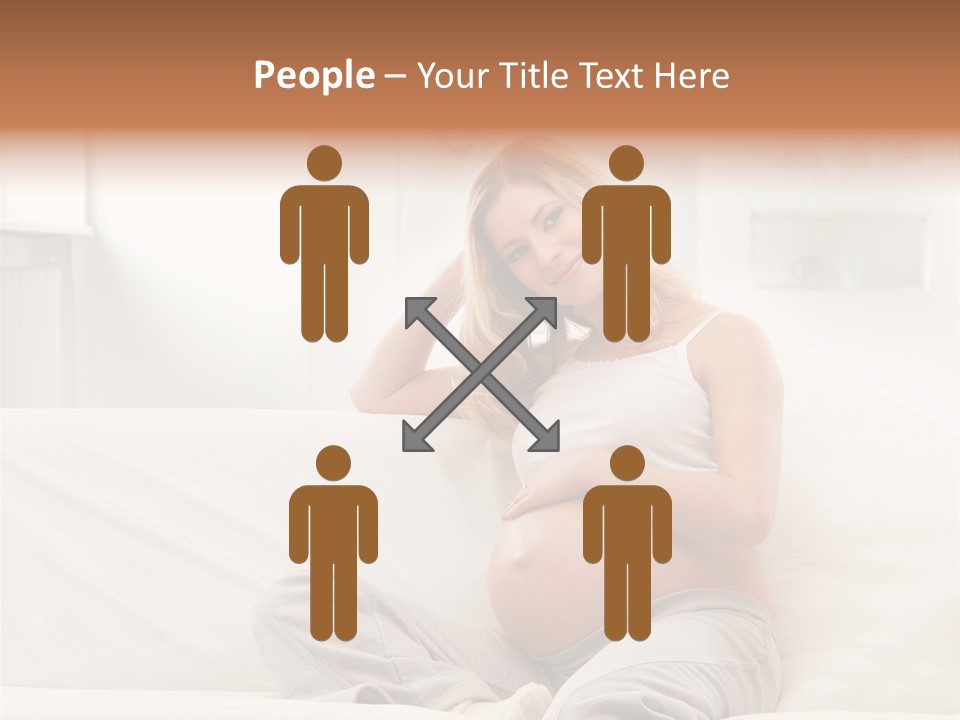 Pretty Mother Stomach PowerPoint Template