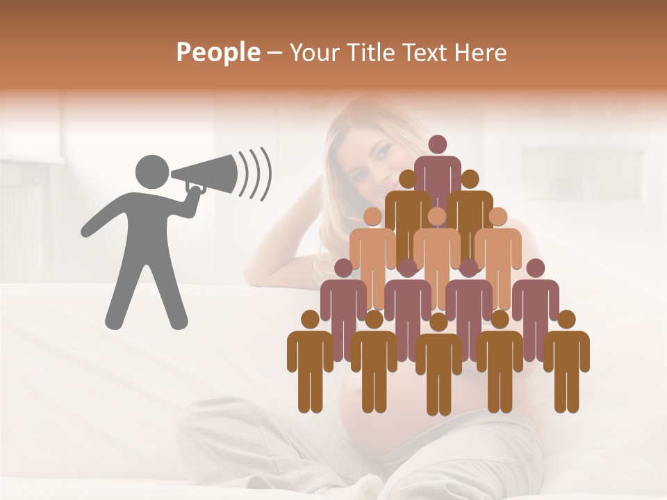 Pretty Mother Stomach PowerPoint Template