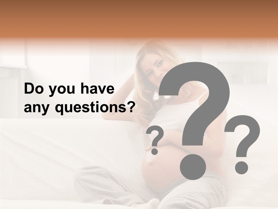 Pretty Mother Stomach PowerPoint Template