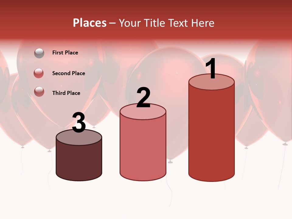 Inflation Background Red PowerPoint Template