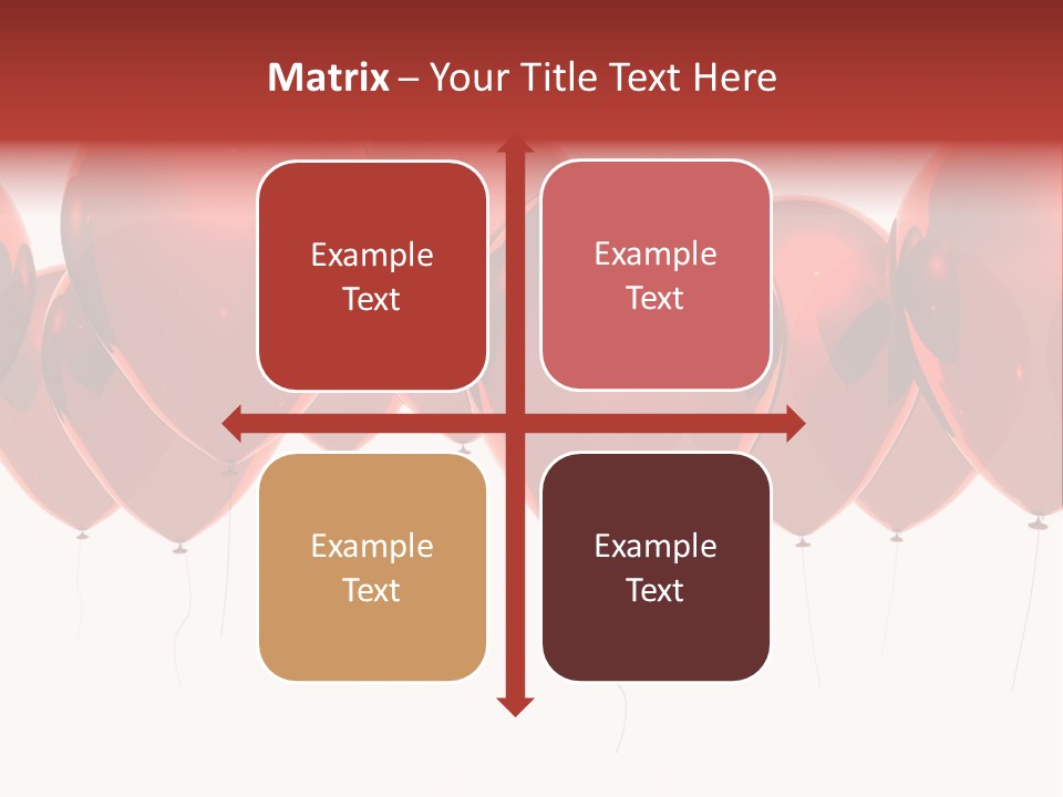 Inflation Background Red PowerPoint Template