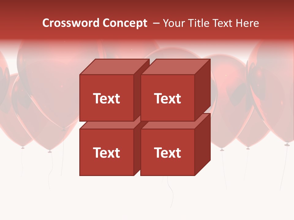 Inflation Background Red PowerPoint Template