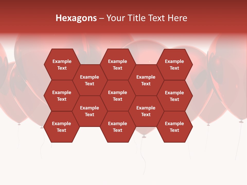 Inflation Background Red PowerPoint Template