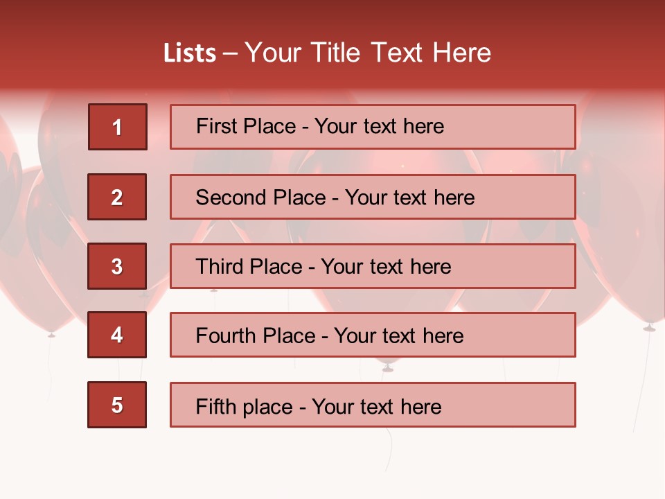 Inflation Background Red PowerPoint Template