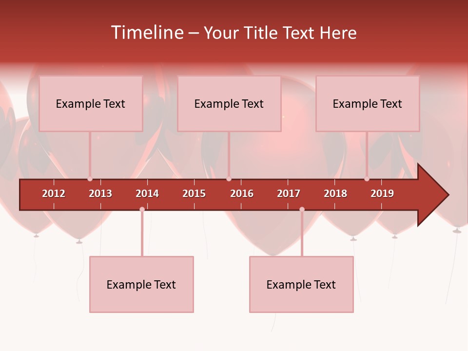 Inflation Background Red PowerPoint Template