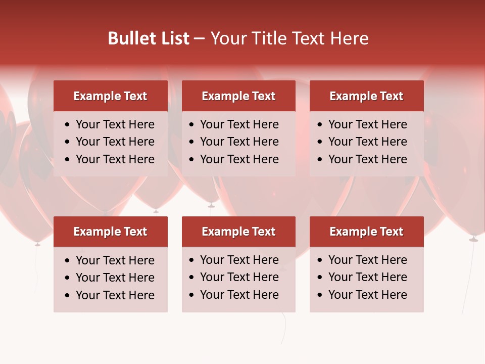 Inflation Background Red PowerPoint Template