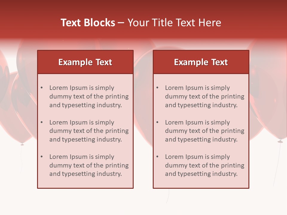 Inflation Background Red PowerPoint Template