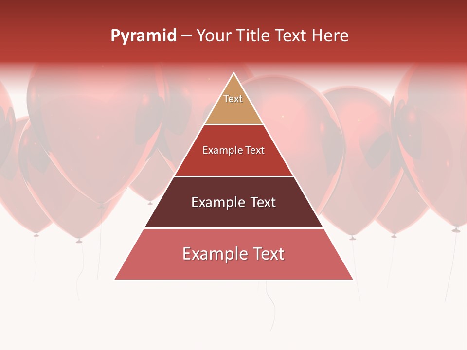 Inflation Background Red PowerPoint Template