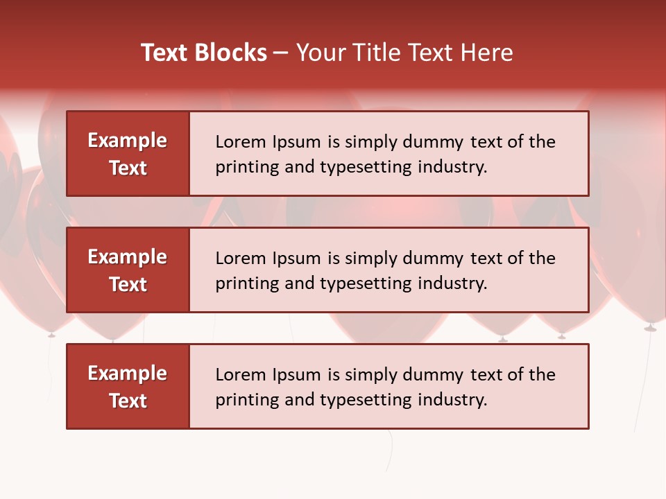 Inflation Background Red PowerPoint Template